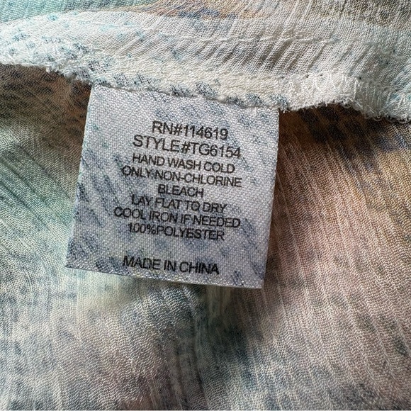 4/25$ Harlow Zee Saks Fifth Avenue Boho Bohemian Patterned Tunic Mini Dress - Picture 4 of 8